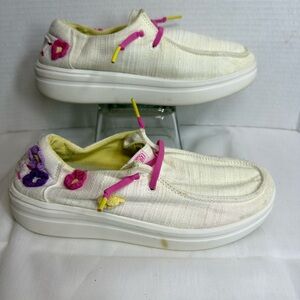 Hey Dude Wendy Youth Rise Crochet Flower Shows Girls 4